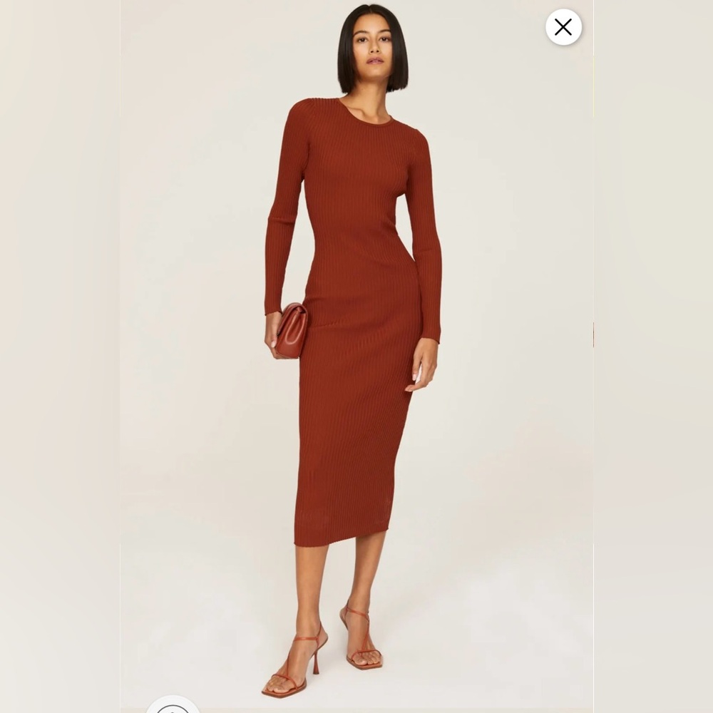 MINKPINK Alba Knit Midi Dress